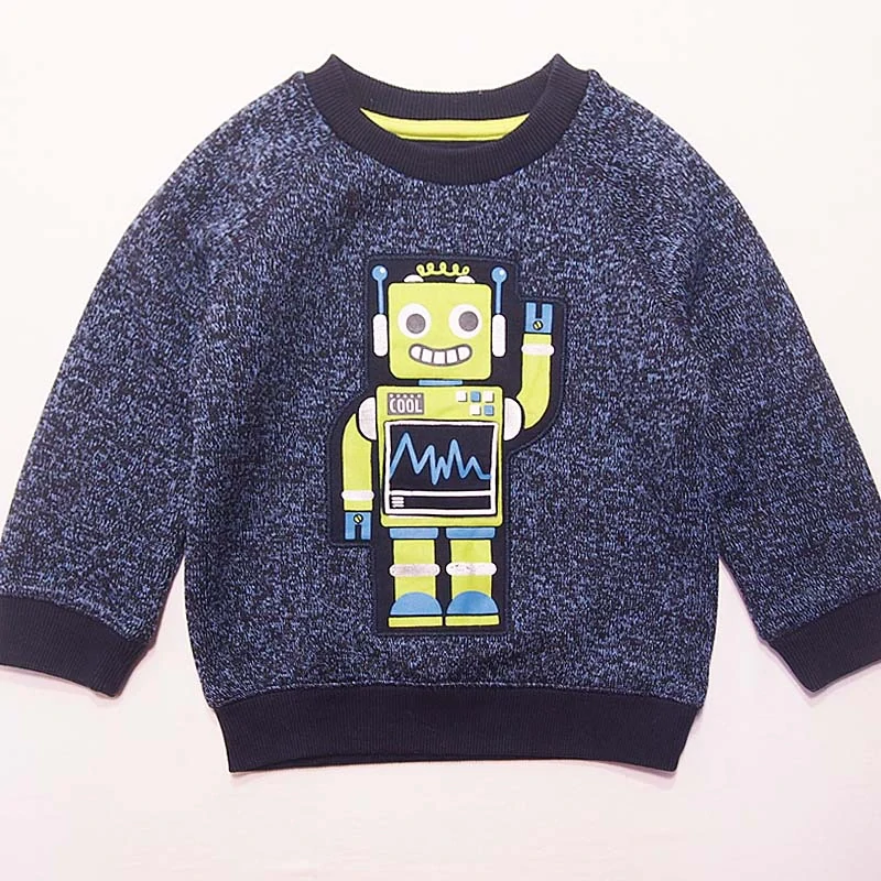 Teplá mikina s robotem F&f