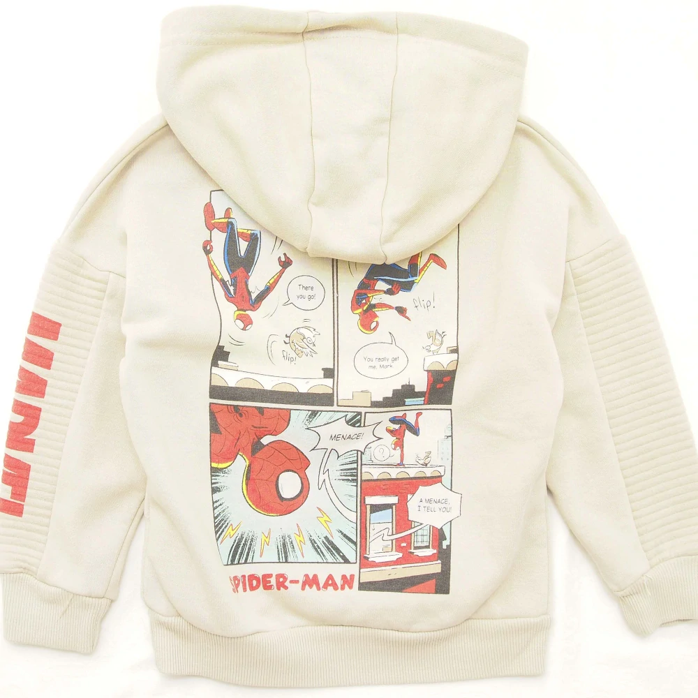 Béžová mikina Marvel zn. Primark - vel. 110