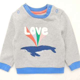Mikina se žralokem Baby Boden - vel. 68