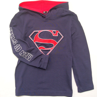 Tričko s kapucí Superman - vel. 104
