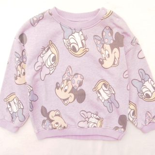 Fialková mikina disney - vel. 86