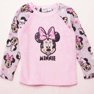 Chlupaté tričko s Minnie