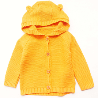 Tmavě žlutý svetřík Mothercare - vel. 74