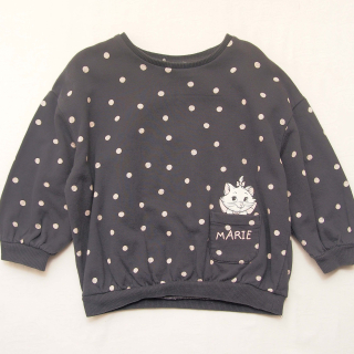Oversize mikina s puntíky George - vel. 98