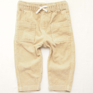 Hnědé manžestráky H&M - vel. 80
