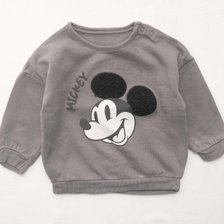Šedá mikina Mickey George - vel. 80