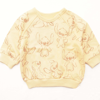 Žlutá mikča Stitch George - vel. 62