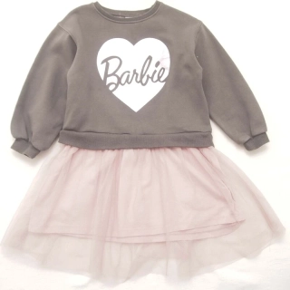 Teplákové šat Barbie zn. Zara - vel. 116