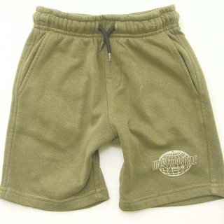 Teplákové khaki kraťasy George - vel.- 110