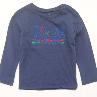 Tmavě modré tričko Benetton - vel. 92