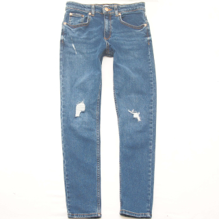 Tmavší pružné džíny River Island - vel. 146